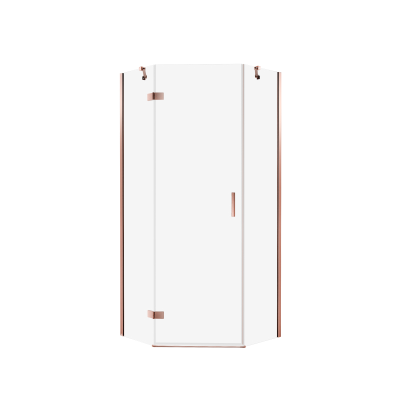 Kabina prysznicowa NESTA COPPER BRUSHED 90x90x200 szkło 6 mm NEW TRENDY K-4682