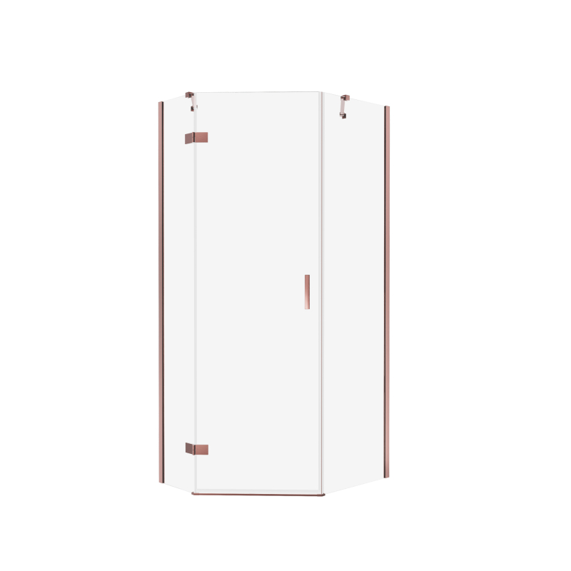 Kabina prysznicowa NESTA COPPER BRUSHED 100x80x200 szkło 6 mm NEW TRENDY K-4688