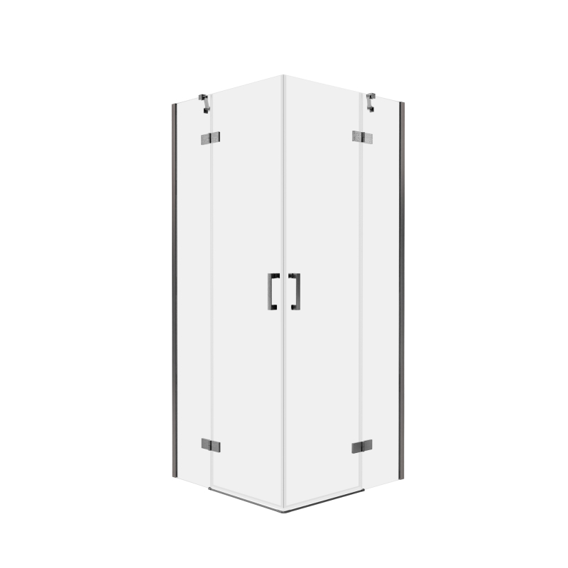 Kabina prysznicowa NESTA GUNMETAL BRUSHED 90x110x200 szkło 6 mm NEW TRENDY K-4764