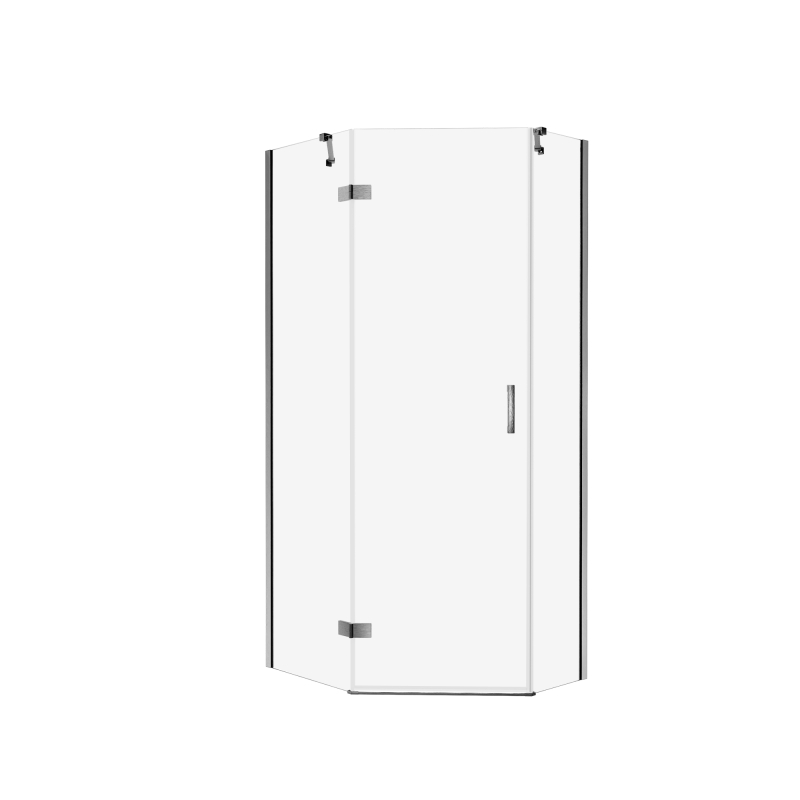 Kabina prysznicowa NESTA GUNMETAL BRUSHED 100x80x200 szkło 6 mm NEW TRENDY K-4792