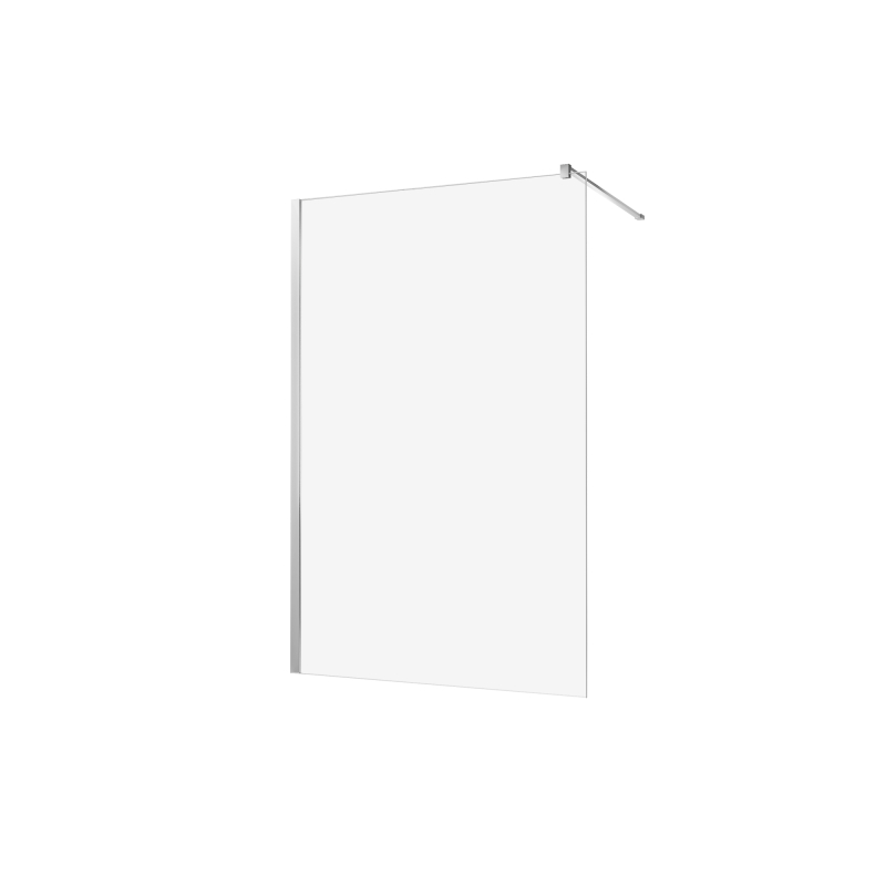 Parawan nawannowy NESTA CHROME 90x150 szkło 8 mm NEW TRENDY P-0195-WP