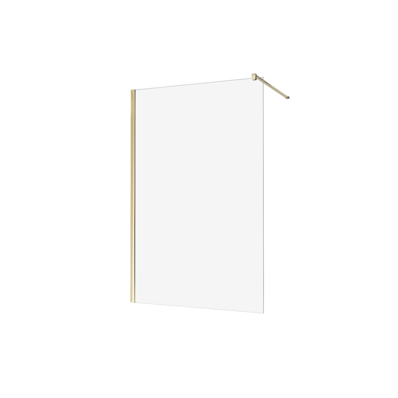 Parawan nawannowy NESTA LIGHT GOLD 70x150 szkło 8 mm NEW TRENDY P-0205-WP