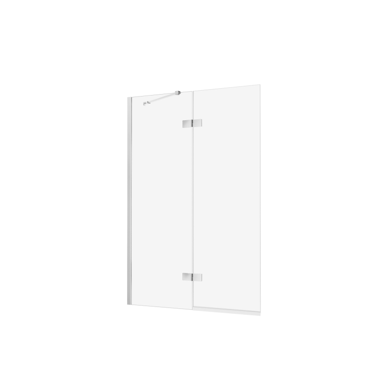 Parawan nawannowy NESTA CHROME 120x150 szkło 6 mm NEW TRENDY P-0232