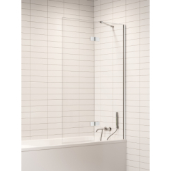 Parawan nawannowy NESTA CHROME 120x150 szkło 6 mm NEW TRENDY P-0232