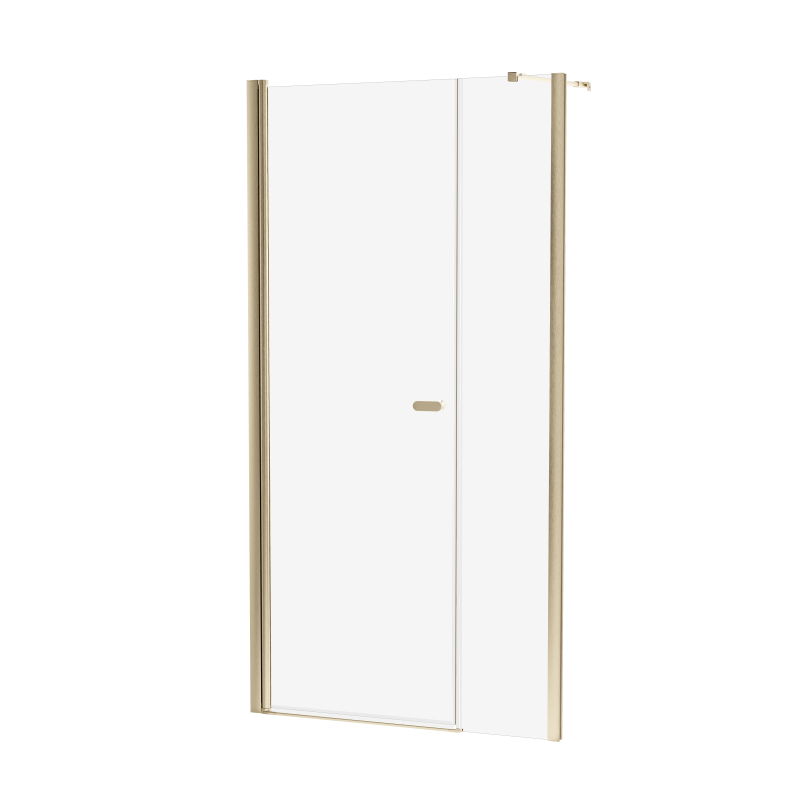 Drzwi wnękowe NEW SOLEO GOLD BRUSHED 160x195 szkło 6 mm NEW TRENDY D-0992A