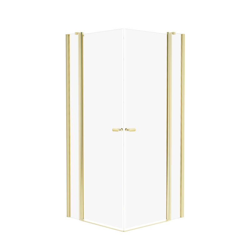 Kabina prysznicowa NEW SOLEO LIGHT GOLD 80x100x195 szkło 6 mm NEW TRENDY K-4375