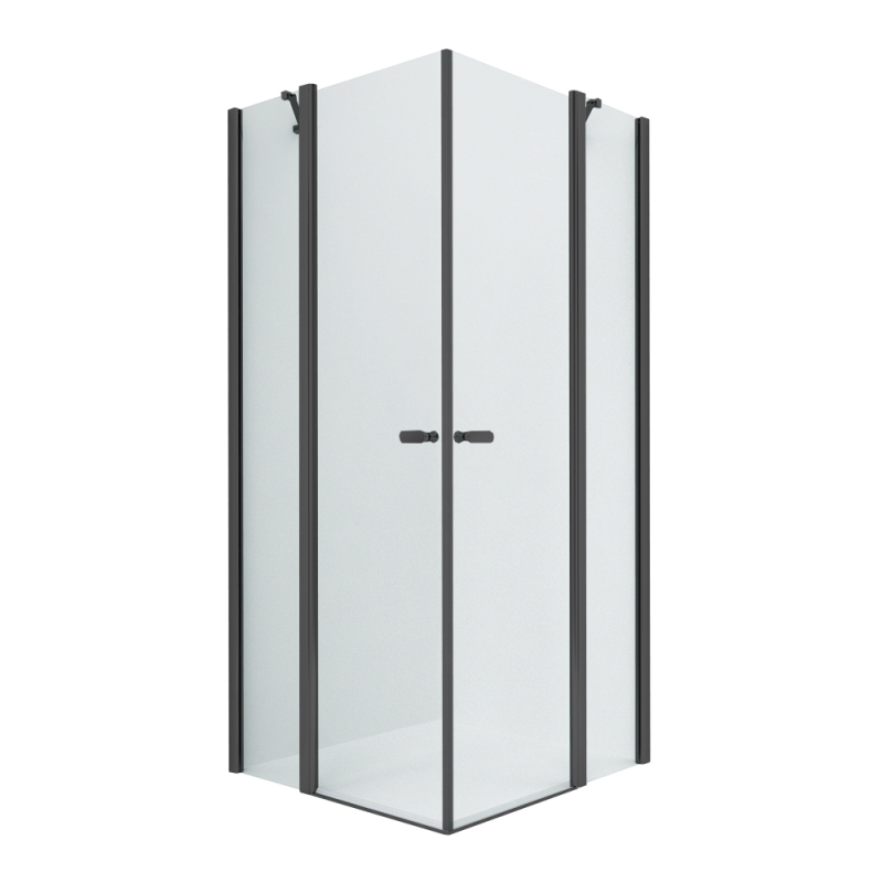 Kabina prysznicowa NEW SOLEO BLACK 80x100x195 szkło 6 mm NEW TRENDY K-4364