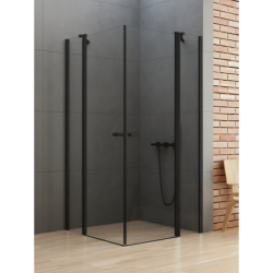 Kabina prysznicowa NEW SOLEO BLACK 80x110x195 szkło 6 mm NEW TRENDY K-4365