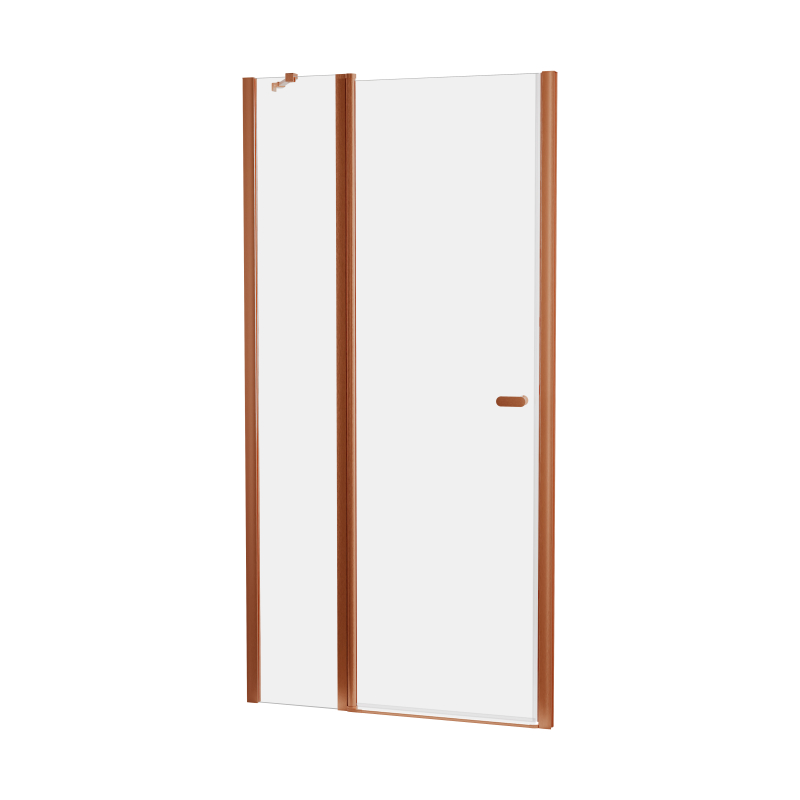 Drzwi wnękowe NEW SOLEO COPPER BRUSHED 80x195 szkło 6 mm NEW TRENDY D-0840A