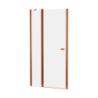 Drzwi wnękowe NEW SOLEO COPPER BRUSHED 80x195 szkło 6 mm NEW TRENDY D-0840A
