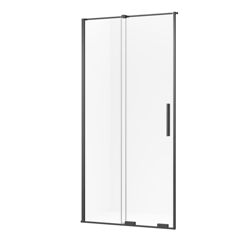 Drzwi wnękowe SMART GUNMETAL BRUSHED 170x200 szkło 8 mm NEW TRENDY EXK-7822