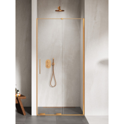 Drzwi wnękowe SMART COPPER BRUSHED 140x200 szkło 8 mm NEW TRENDY EXK-7647