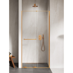 Drzwi wnękowe SMART COPPER BRUSHED 150x200 szkło 8 mm NEW TRENDY EXK-7657