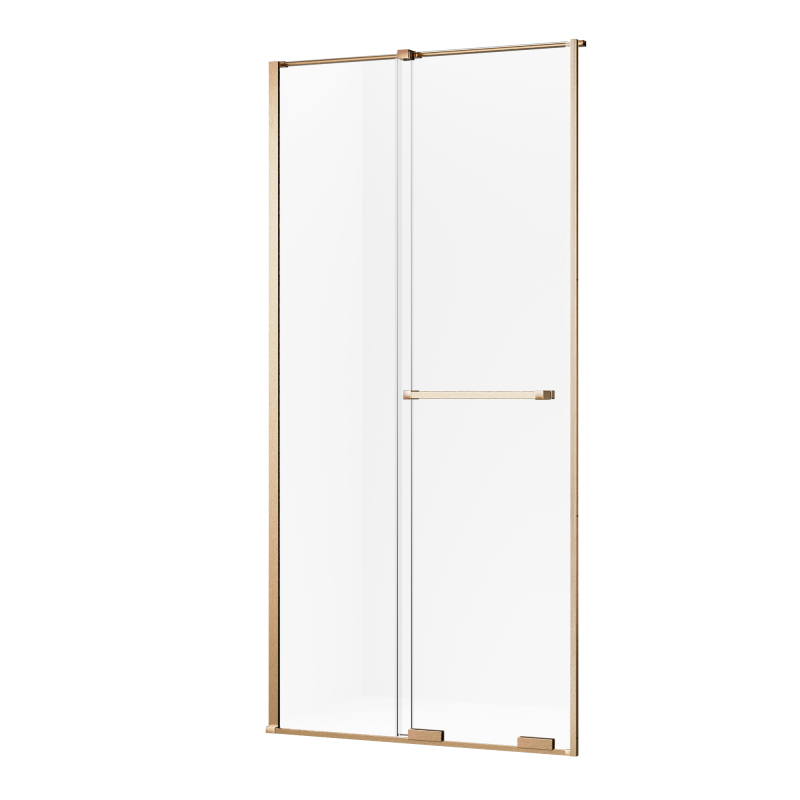 Drzwi wnękowe SMART GOLD BRUSHED 120x200 szkło 8 mm NEW TRENDY EXK-7512