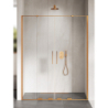 Drzwi wnękowe SMART COPPER BRUSHED 180x200 szkło 8 mm NEW TRENDY EXK-7666