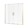 Drzwi wnękowe SMART GOLD BRUSHED 160x200 szkło 8 mm NEW TRENDY EXK-7522