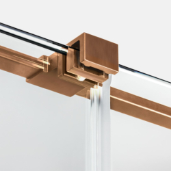 Kabina prysznicowa SMART COPPER BRUSHED 150x110x200 szkło 8 mm NEW TRENDY EXK-7695