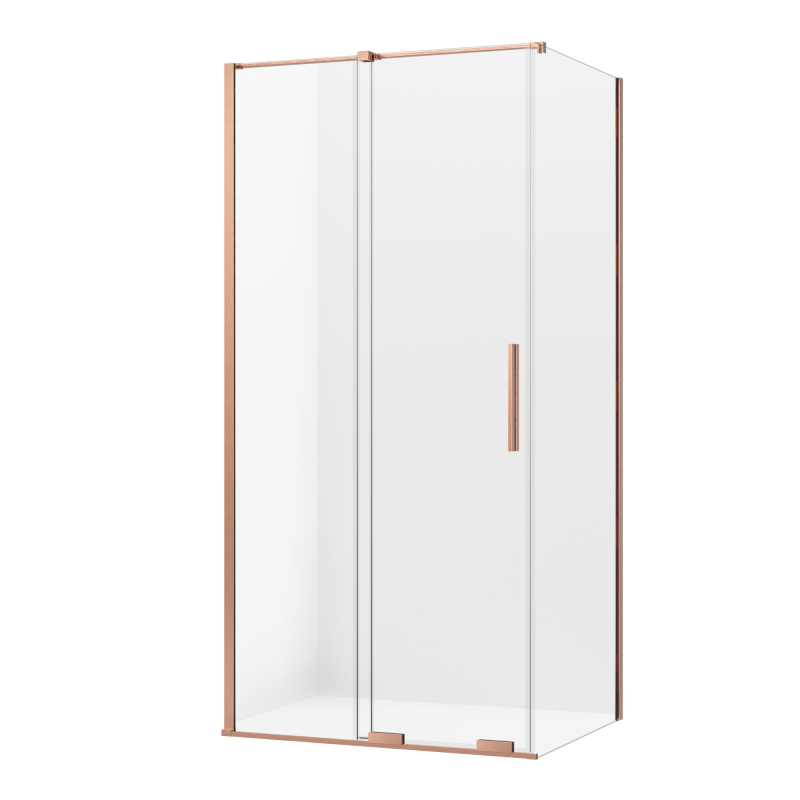 Kabina prysznicowa SMART COPPER BRUSHED 160x90x200 szkło 8 mm NEW TRENDY EXK-7698