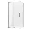 Kabina prysznicowa SMART GUNMETAL BRUSHED 130x100x200 szkło 8 mm NEW TRENDY EXK-7856