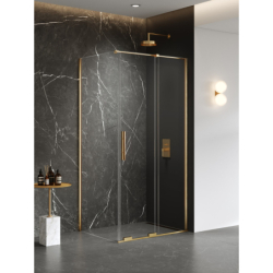 Kabina prysznicowa SMART GOLD BRUSHED 160x120x200 szkło 8 mm NEW TRENDY EXK-7559