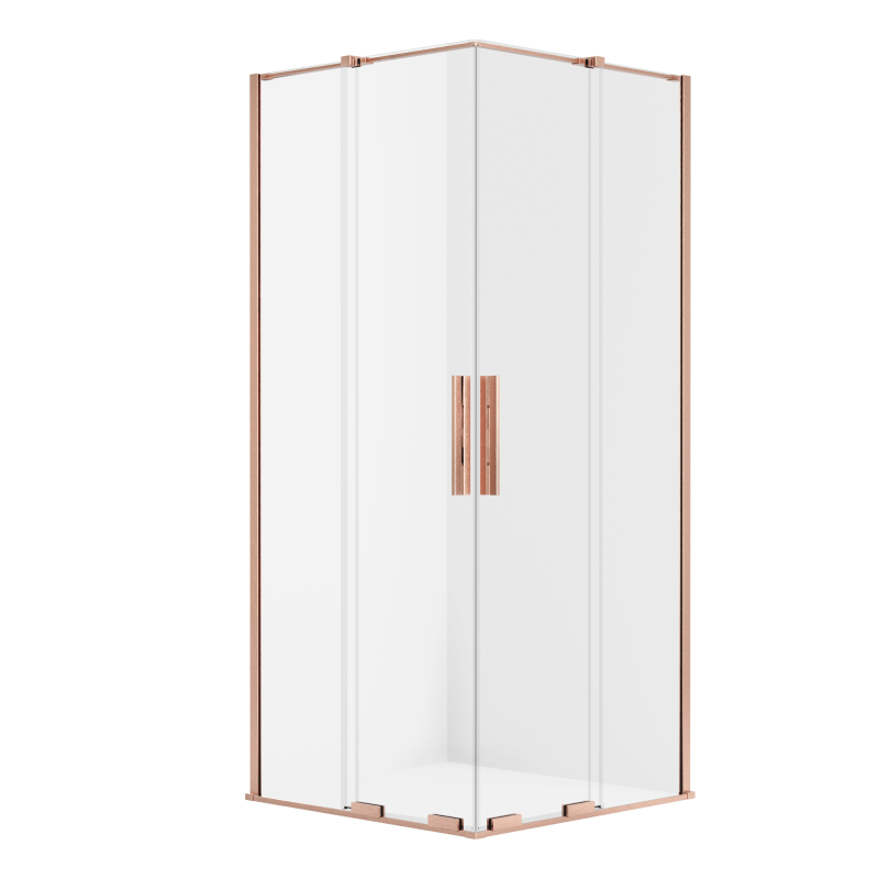Kabina prysznicowa SMART COPPER BRUSHED 110x110x200 szkło 8 mm NEW TRENDY EXK-7749