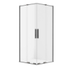 Kabina prysznicowa SMART GUNMETAL BRUSHED 100x120x200 szkło 8 mm NEW TRENDY EXK-7920
