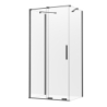 Kabina prysznicowa SMART GUNMETAL BRUSHED 120x90x200 szkło 8 mm NEW TRENDY EXK-7931