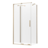 Kabina prysznicowa SMART GOLD BRUSHED 100x100x200 szkło 8 mm NEW TRENDY EXK-7612