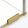 Kabina prysznicowa SMART GOLD BRUSHED 120x80x200 szkło 8 mm NEW TRENDY EXK-7570