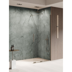 Kabina walk-in SMART GUNMETAL BRUSHED 150x200 szkło 8 mm NEW TRENDY EXK-7946