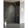 Kabina walk-in SMART GOLD BRUSHED 130x200 szkło 8 mm NEW TRENDY EXK-7630