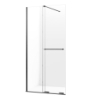 Kabina walk-in SMART GUNMETAL BRUSHED 150x200 szkło 8 mm NEW TRENDY EXK-7955