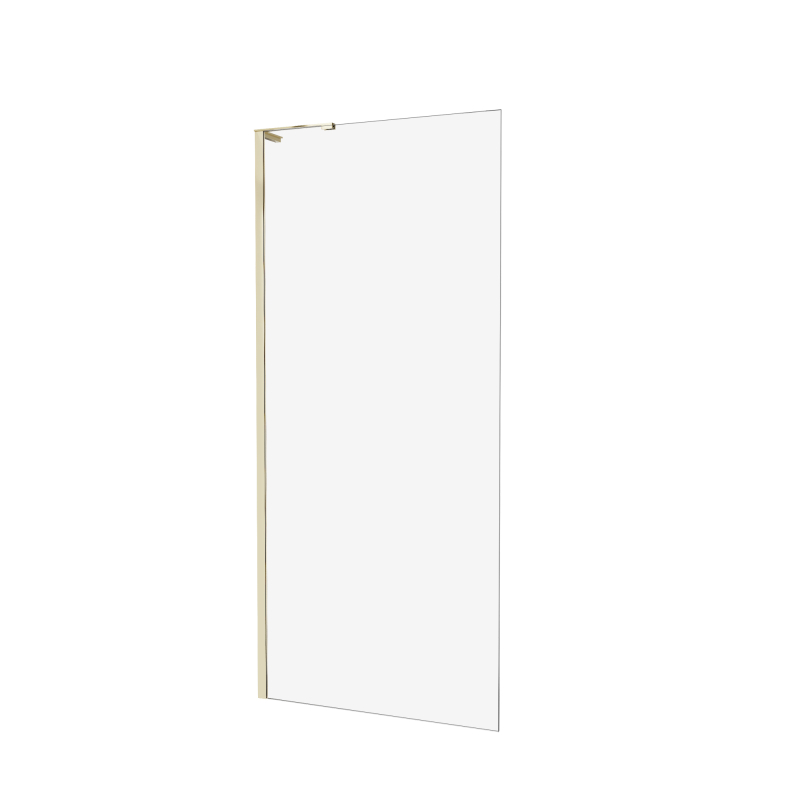 Kabina walk-in NESTA LIGHT GOLD 80x200 szkło 8 mm NEW TRENDY K-1731-WL