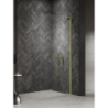 Kabina walk-in NESTA LIGHT GOLD 120x200 szkło 8 mm NEW TRENDY K-1735-WL