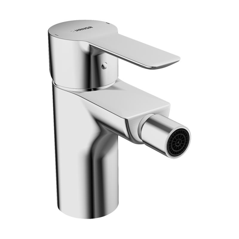 Bateria bidetowa 1-otworowa chrom jednouchwytowa HANSALIGNA HANSA 6063203