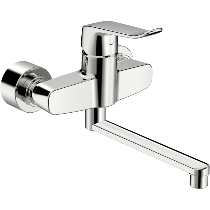 Bateria umywalkowa chrom jednouchwytowa HANSACLINICA HANSA 1536283