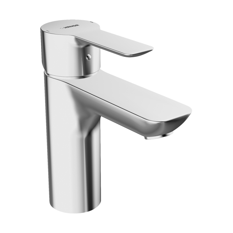 Bateria umywalkowa, niskociśnieniowa 1-otworowa chrom jednouchwytowa, HANSALIGNA HANSA 6131103