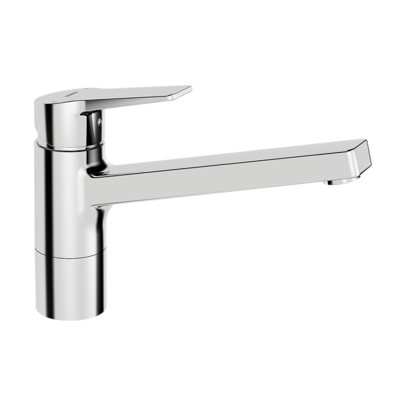 Bateria kuchenna 1-otworowa chrom jednouchwytowa HANSATWIST Protec HANSA 9142283