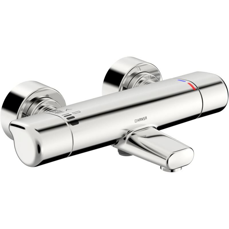 Bateria wannowo-natryskowa chrom termostatyczna HANSACARE Safety HANSA 8717100