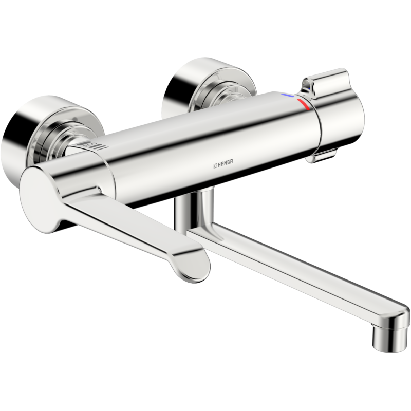 Bateria umywalkowa chrom termostatyczna HANSACLINICA Safety+ HANSA 8805202