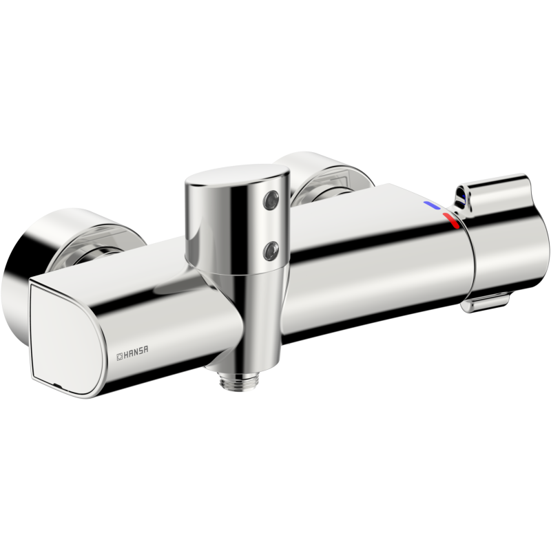 Bateria natryskowa, 6 v, bluetooth chrom termostatyczna, bezdotykowa, zasilanie bateryjne HANSACLINICA Safety HANSA 8866200