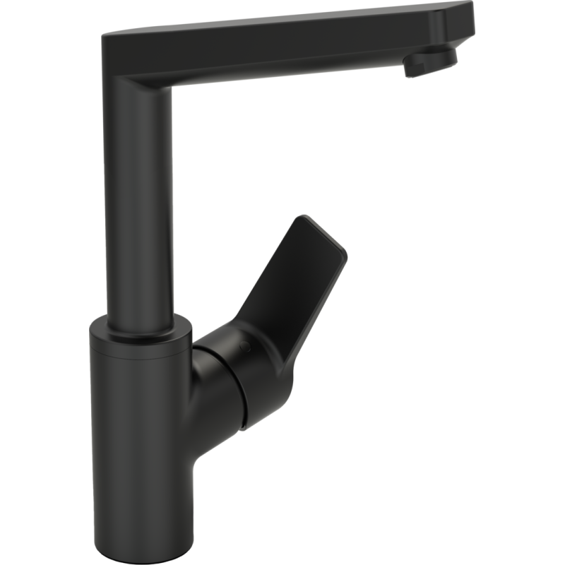 Bateria umywalkowa 1-otworowa czarny matowy boczna dźwignia HANSATWIST HANSA 955220333