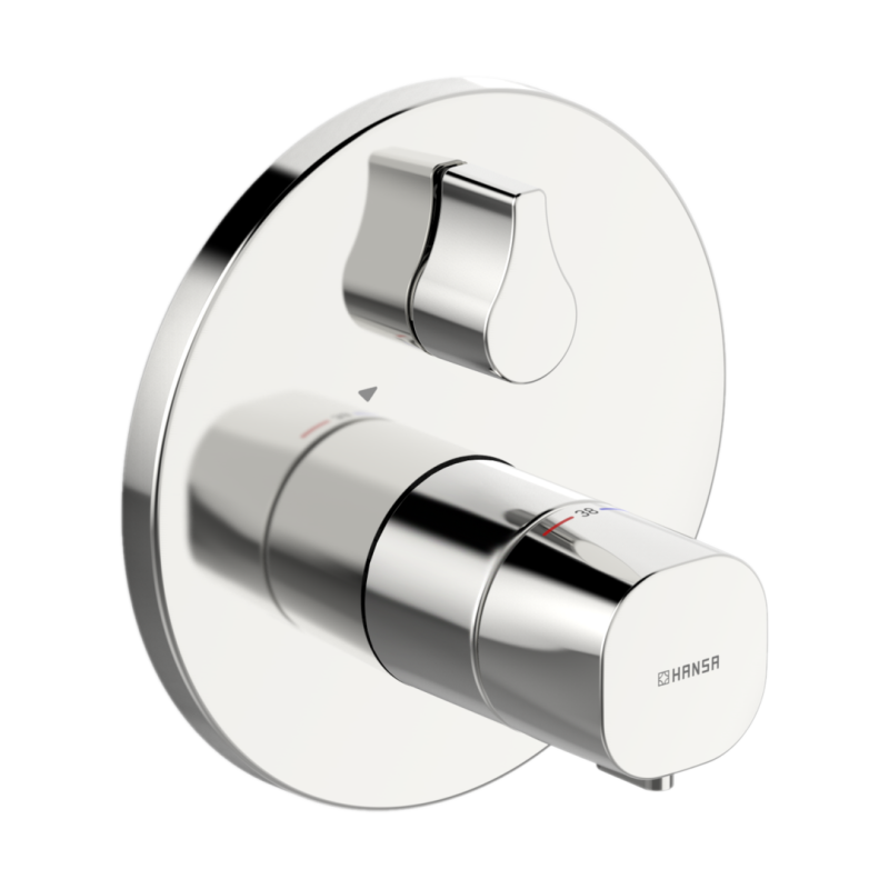 Element natynkowy do baterii natryskowej chrom termostatyczna HANSALIVING HANSA 81139552