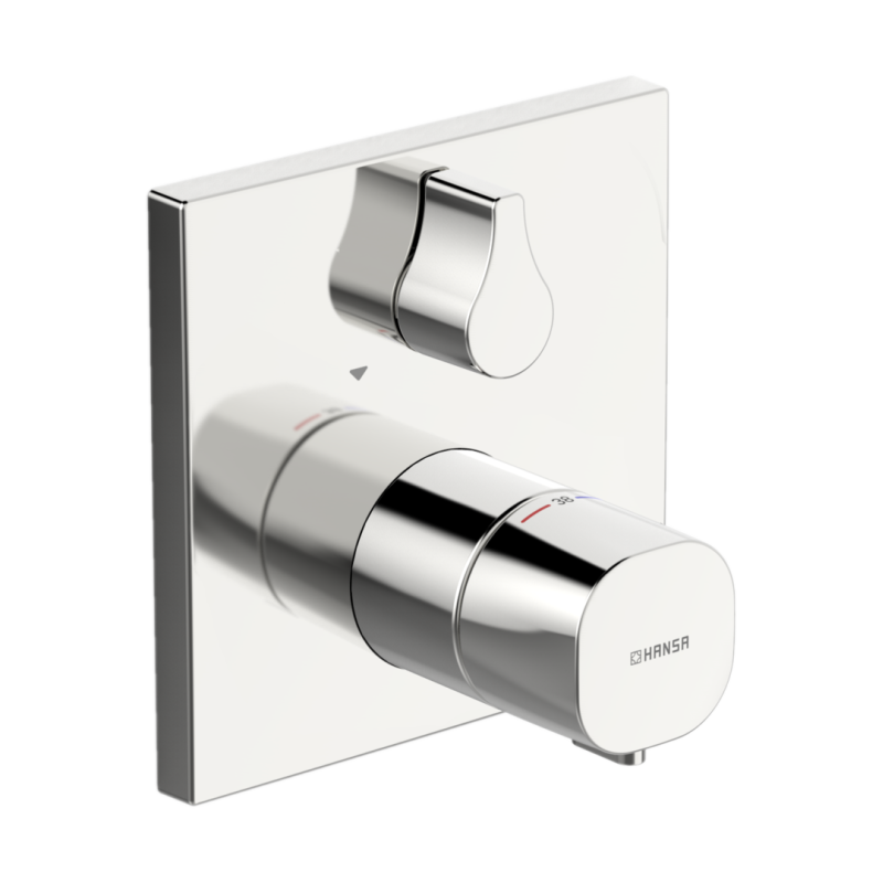 Element natynkowy baterii wannowo-natryskowej chrom termostatyczna HANSALIVING HANSA 81143562
