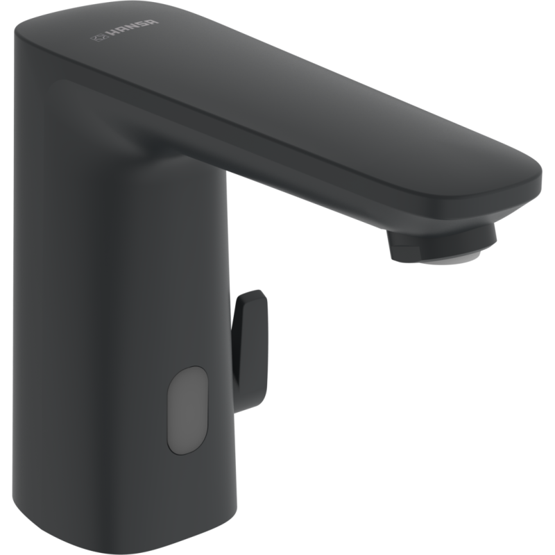 Bateria umywalkowa, 230/9 v, BT , 1-otw. czarny matowy bezdotykowa, zasilacz w komplecie HANSAELECTRA Digital HANSA 9220200933