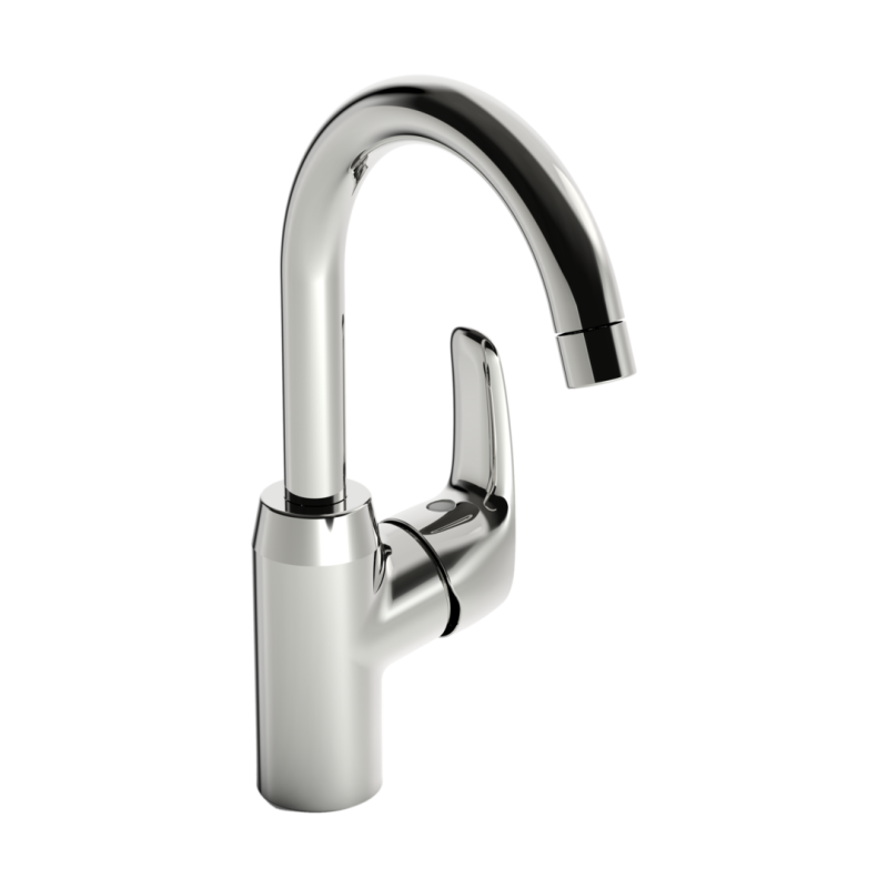 Bateria umywalkowa 1-otworowa chrom boczna dźwignia HANSAPINTO HANSA 45092283