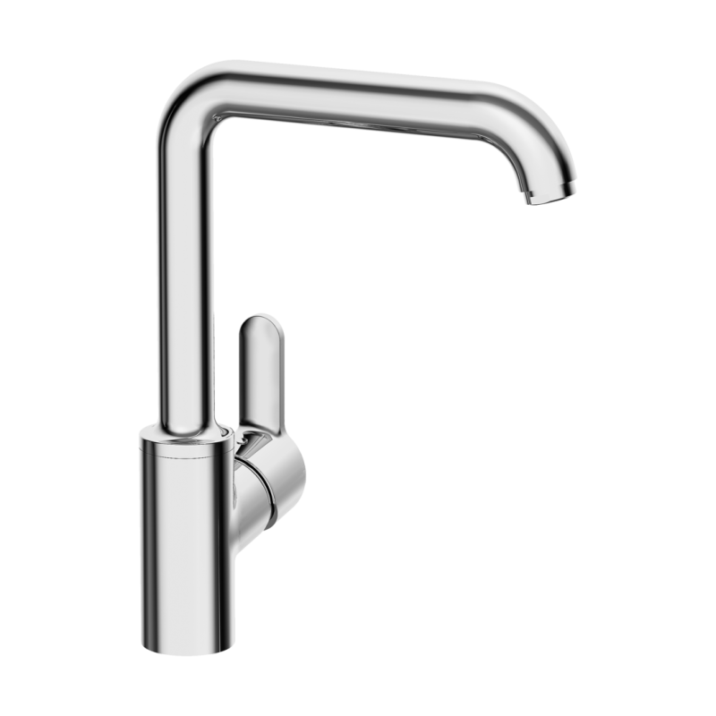 Bateria kuchenna 1-otworowa chrom boczna dźwignia HANSAPRIMO HANSA 49202203