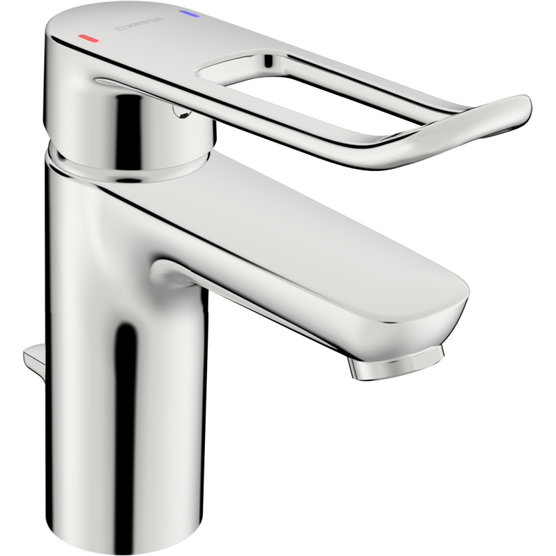 Bateria umywalkowa 1-otworowa chrom jednouchwytowa HANSACLINICA HANSA 45012186