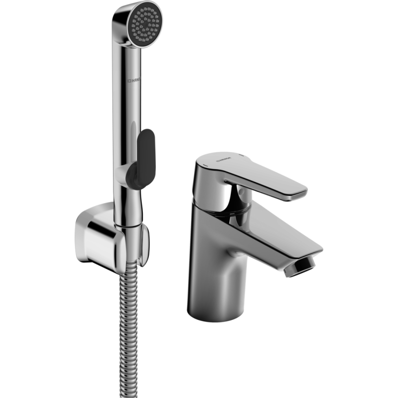 Bateria umywalkowa 1-otworowa chrom jednouchwytowa, bidetta HANSAPOLO HANSA 51462293