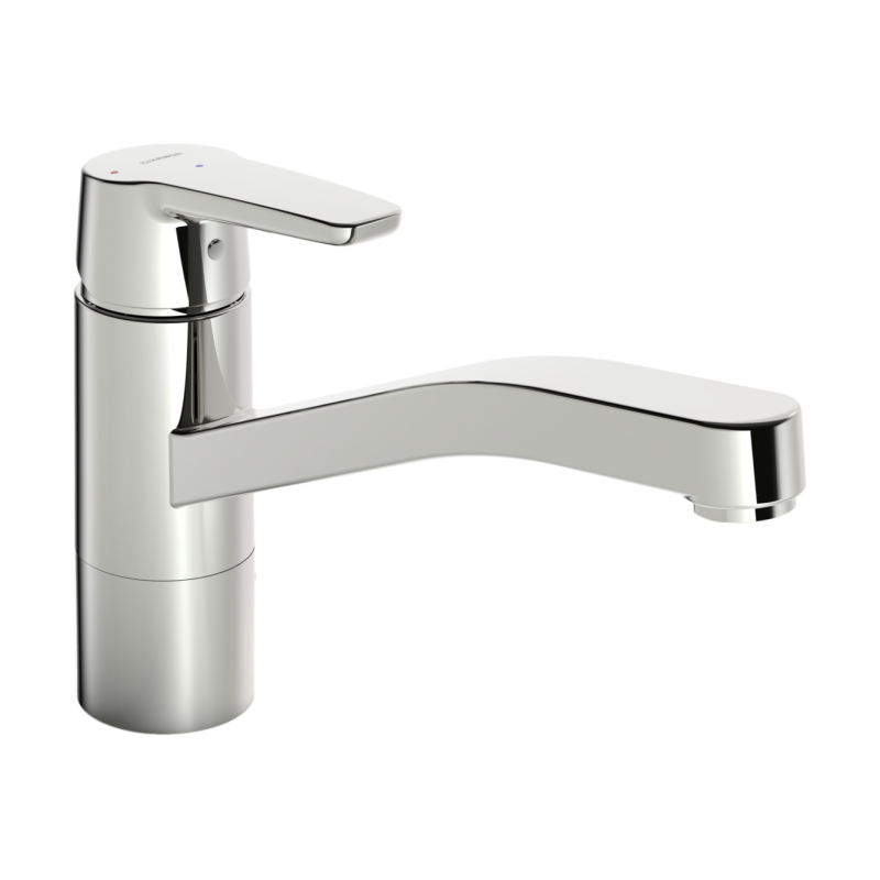 Bateria kuchenna 1-otworowa chrom jednouchwytowa, cold start HANSAPOLO Eco HANSA 5148229300676